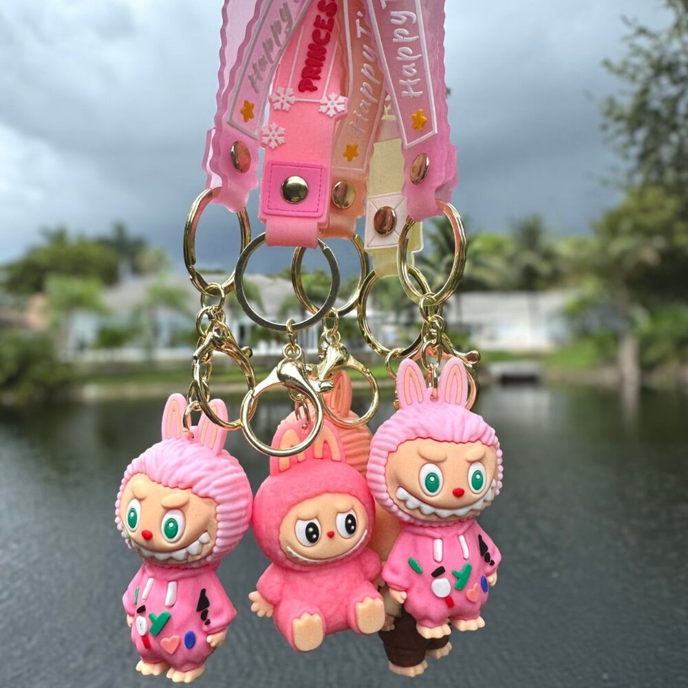 💖 Lalabubu-Inspired Keychains – Kawaii Collectible Charms 💖